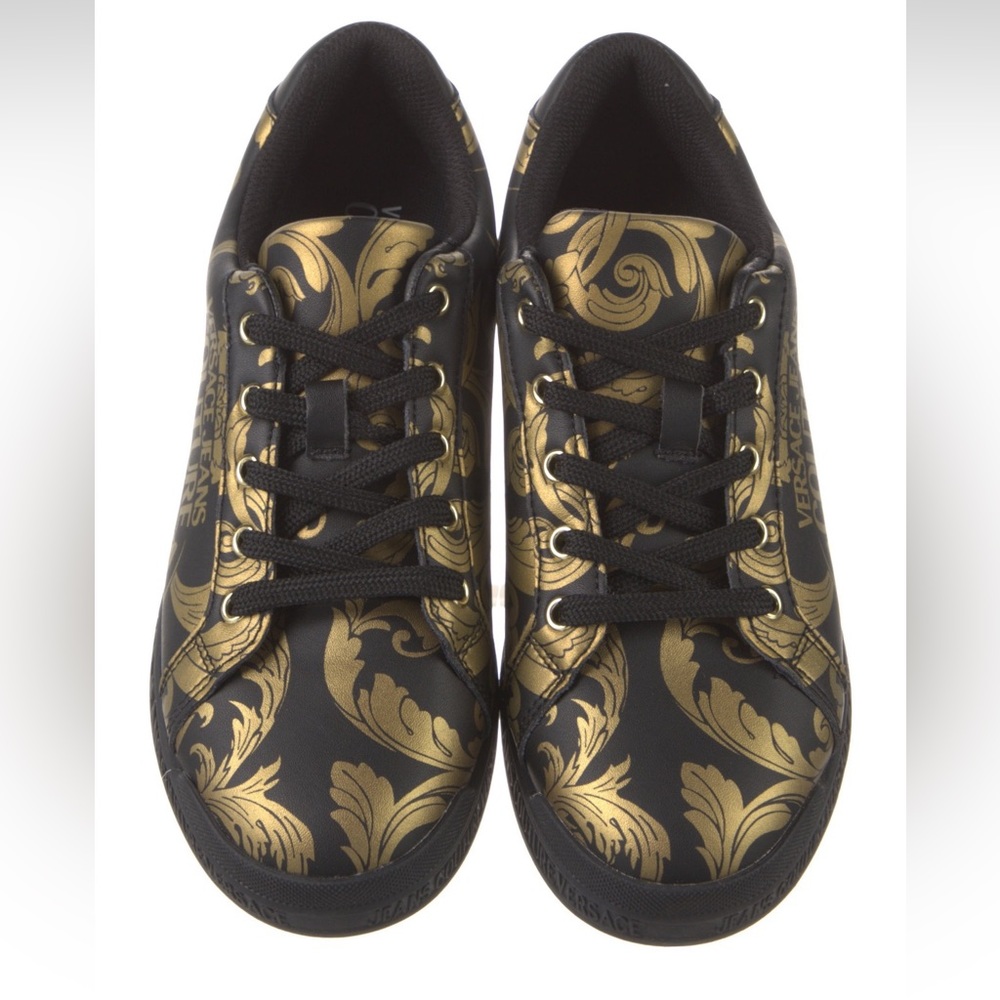 Versace Jeans Leather Printer Sneakers